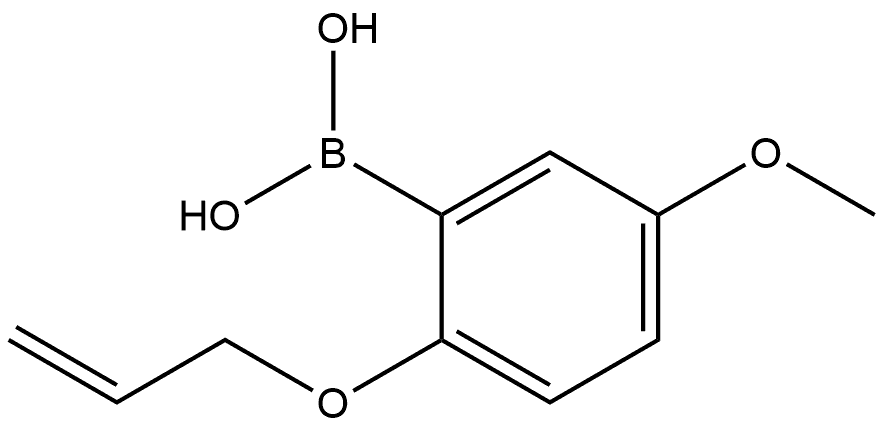 B-[5-Methoxy-2-(2-propen-1-yloxy)phenyl]boronic acid Structure