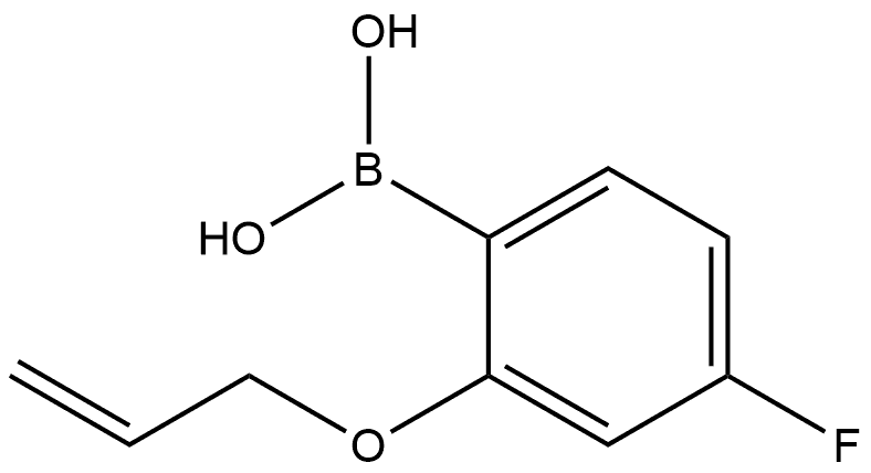 B-[4-Fluoro-2-(2-propen-1-yloxy)phenyl]boronic acid Structure