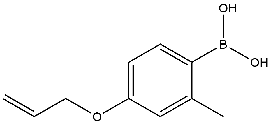 B-[2-Methyl-4-(2-propen-1-yloxy)phenyl]boronic acid Structure