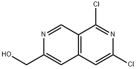 6,8-Dichloro-2,7-naphthyridine-3-methanol Structure