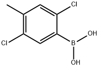 Boronic acid, B-(2,5-dichloro-4-methylphenyl)- Structure