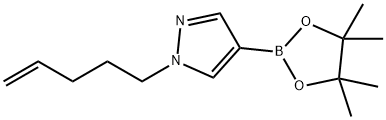 1-(Pent-4-en-1-yl)-4-(tetramethyl-1,3,2-dioxaborolan-2-yl)-1H-pyrazole Structure