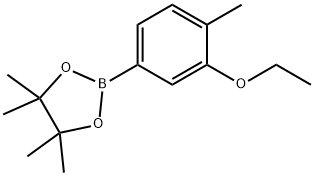 2-(3-ethoxy-4-methylphenyl)-4,4,5,5-tetramethyl-1,3,2-dioxaborolane Structure