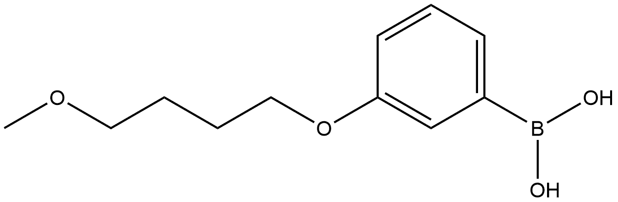 B-[3-(4-Methoxybutoxy)phenyl]boronic acid Structure