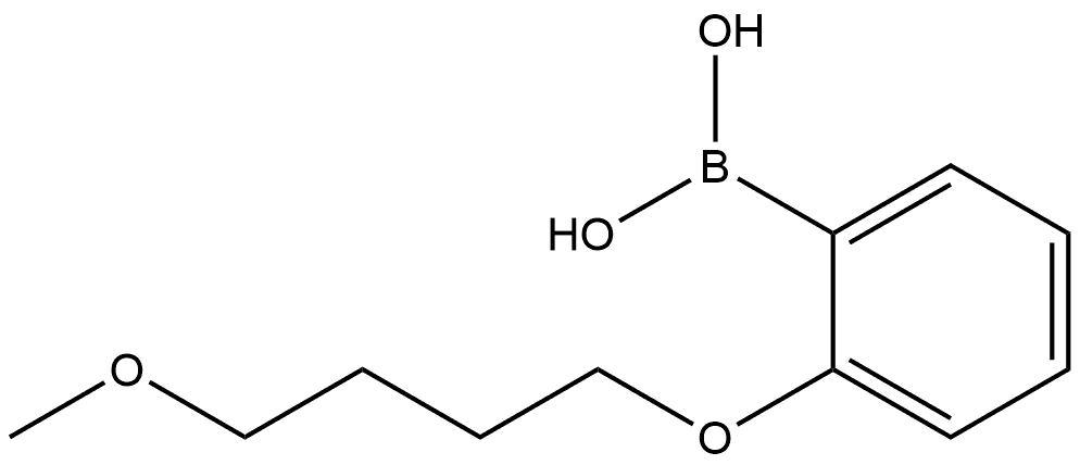 B-[2-(4-Methoxybutoxy)phenyl]boronic acid Structure