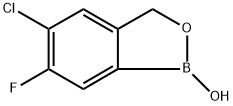 2,1-Benzoxaborole, 5-chloro-6-fluoro-1,3-dihydro-1-hydroxy- Structure