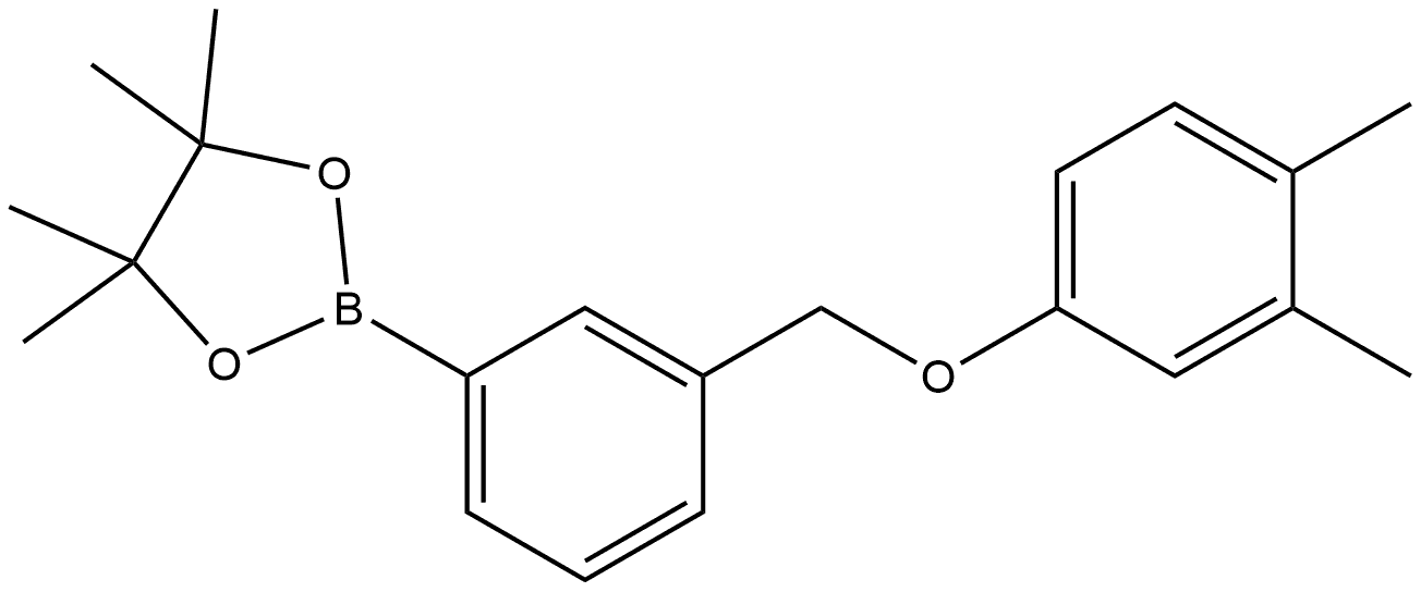 2-[3-[(3,4-Dimethylphenoxy)methyl]phenyl]-4,4,5,5-tetramethyl-1,3,2-dioxaboro... Structure