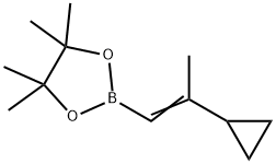 2-(2-cyclopropylprop-1-en-1-yl)-4，4，5，5-tetramethyl-1，3，2-dioxaborolane Structure
