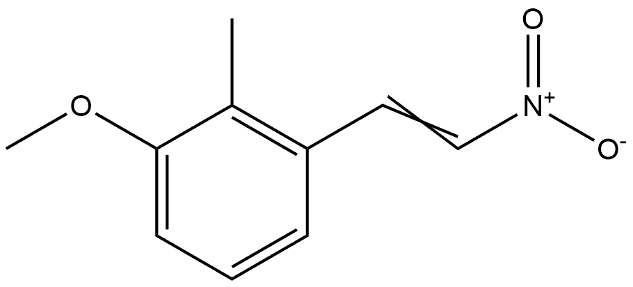 1-methoxy-2-methyl-3-[2-nitrovinyl]benzene Structure