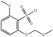 Benzenesulfonyl chloride, 2-methoxy-6-(methoxymethoxy)- Structure