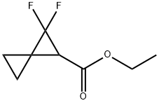 Ethyl 2,2-difluorospiro[2.2]pentane-1-carboxylate Structure