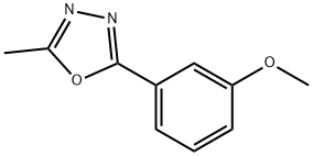 2-(3-Methoxyphenyl)-5-methyl-1,3,4-oxadiazole Structure