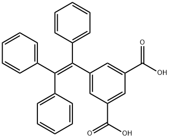 1,3-Benzenedicarboxylic acid, 5-(1,2,2-triphenylethenyl)- Structure