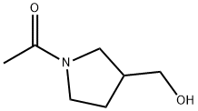 Ethanone, 1-[3-(hydroxymethyl)-1-pyrrolidinyl]- Structure