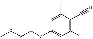 2,6-Difluoro-4-(2-methoxyethoxy)benzonitrile Structure