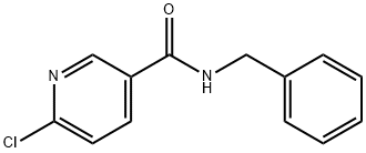 N-Benzyl-6-chloro-nicotinamide 구조식 이미지