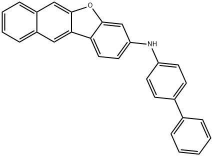 Benzo[b]naphtho[2,3-d]furan-3-amine, N-[1,1'-biphenyl]-4-yl- Structure