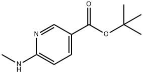 6-Methylamino-nicotinic acid tert-butyl ester Structure