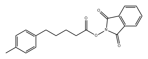 Benzenepentanoic acid, 4-methyl-, 1,3-dihydro-1,3-dioxo-2H-isoindol-2-yl ester Structure