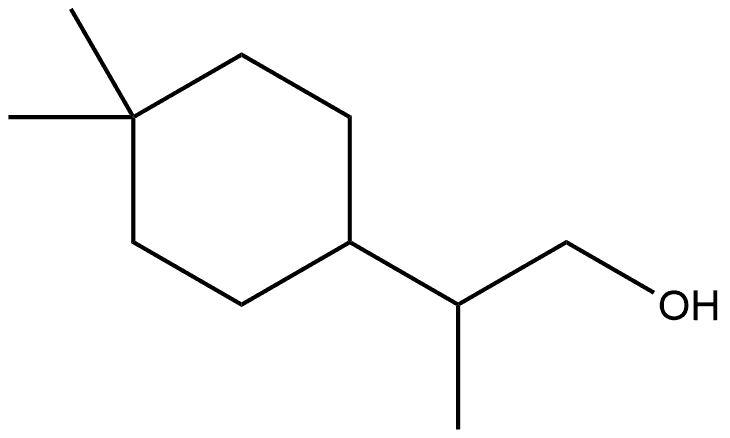 2-(4,4-dimethylcyclohexyl)propan-1-ol Structure