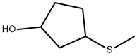 Cyclopentanol, 3-(methylthio)- Structure