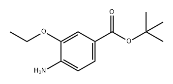 Benzoic acid, 4-amino-3-ethoxy-, 1,1-dimethylethyl ester Structure