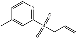 2-(Allylsulfonyl)-4-methylpyridine 구조식 이미지