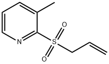 2-(Allylsulfonyl)-3-methylpyridine 구조식 이미지