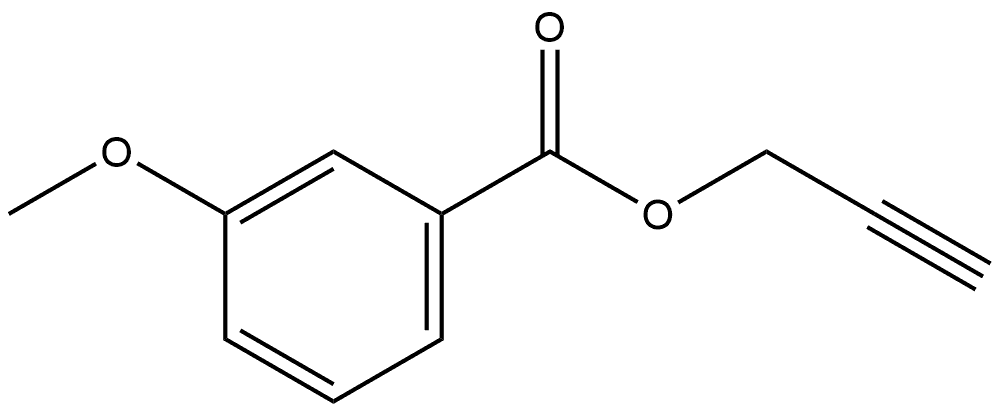 2-Propyn-1-yl 3-methoxybenzoate Structure