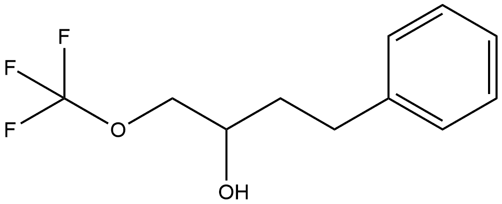 4-phenyl-1-(trifluoromethoxy)butan-2-ol 구조식 이미지