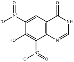 4(3H)-Quinazolinone, 7-hydroxy-6,8-dinitro- Structure