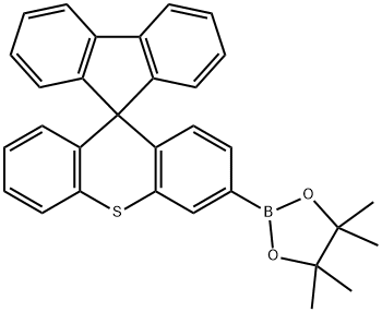 3′-(4,4,5,5-Tetramethyl-1,3,2-dioxaborolan-2-yl)spiro[9H-fluorene-9,9′-[9H]thioxanthene] Structure