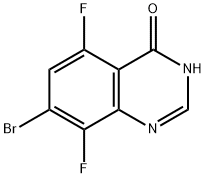 7-Bromo-5,8-difluoroquinazolin-4(3H)-one Structure