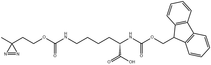 Fmoc-L-Photo-Lysine Structure