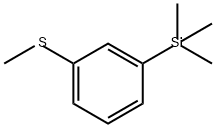 Benzene, 1-(methylthio)-3-(trimethylsilyl)- 구조식 이미지