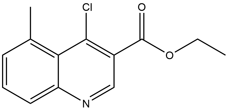 Ethyl 4-chloro-5-methyl-3-quinolinecarboxylate Structure