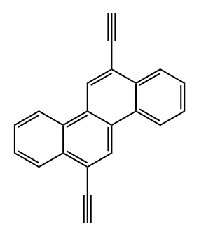 Chrysene, 6,12-diethynyl- 구조식 이미지