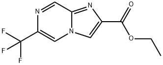 Ethyl 6-trifluoromethyl-imidazo[1,2-a]pyrazine-2-carboxylate Structure