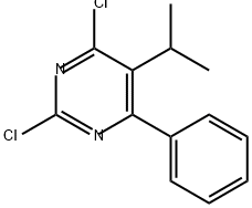 2,4-dichloro-6-phenyl-5-(propan-2-yl)pyrimidine Structure