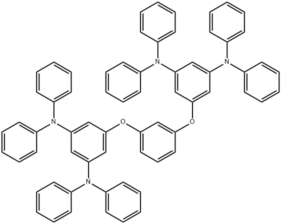 1,3-Benzenediamine, 5,5'-[1,3-phenylenebis(oxy)]bis[N1,N1,N3,N3-tetraphenyl- Structure