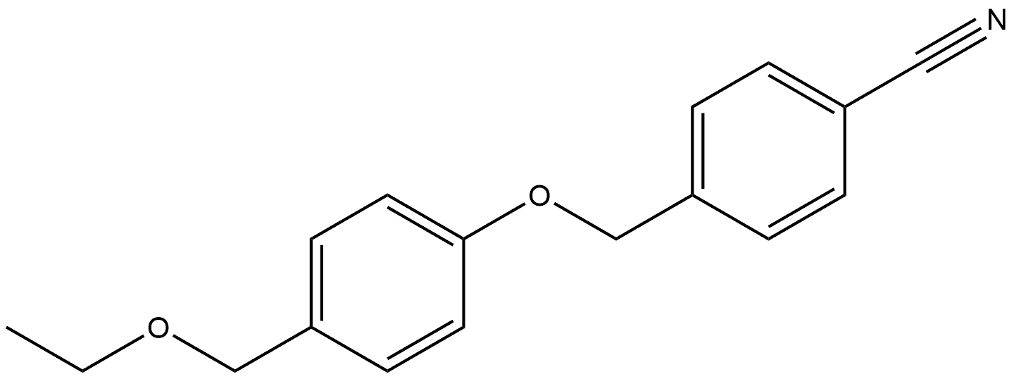 4-[[4-(Ethoxymethyl)phenoxy]methyl]benzonitrile Structure