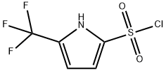 1H-Pyrrole-2-sulfonyl chloride, 5-(trifluoromethyl)- Structure