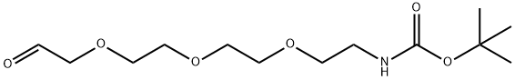 5,8,11-Trioxa-2-azatridecanoic acid, 13-oxo-, 1,1-dimethylethyl ester Structure