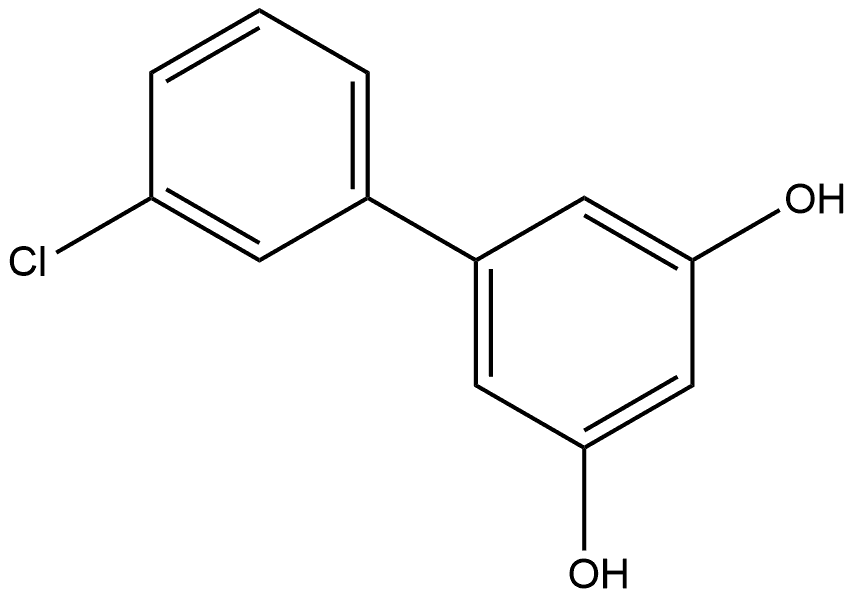 3′-Chloro[1,1′-biphenyl]-3,5-diol Structure