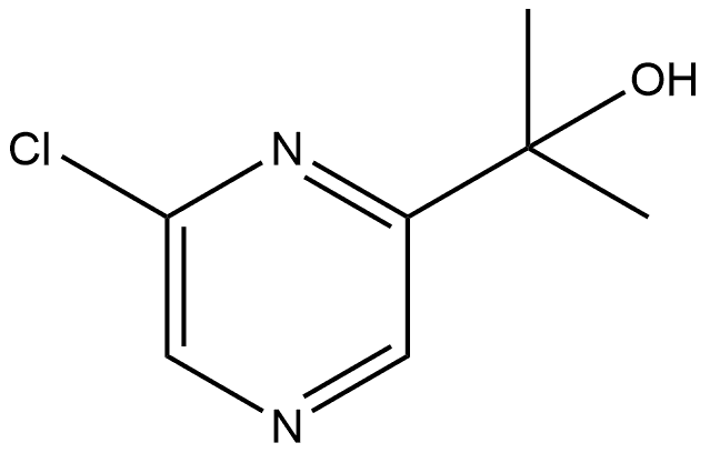 2-(6-Chloropyrazin-2-yl)propan-2-ol Structure