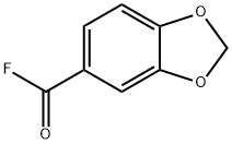 benzo[d][1,3]dioxole-5-carbonyl fluoride 구조식 이미지