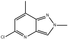 2H-Pyrazolo[4,3-b]pyridine, 5-chloro-2,7-dimethyl- Structure