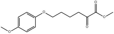 Hexanoic acid, 6-?(4-?methoxyphenoxy)?-?2-?oxo-?, methyl ester Structure