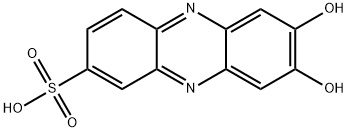 2-Phenazinesulfonic acid, 7,8-dihydroxy- Structure