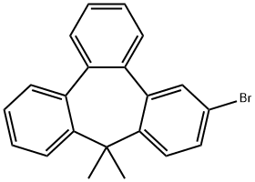 9H-Tribenzo[a,c,e]cycloheptene, 6-bromo-9,9-dimethyl- Structure